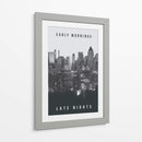 Early mornings, Late nights | Cuadro decorativo de Canvas Lab