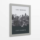 Early mornings, Late nights | Cuadro decorativo de Canvas Lab