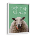 Suck It Up Buttercup Sheep Imprimir - Fab Funky | Cuadro decorativo de Canvas Lab