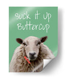 Suck It Up Buttercup Sheep Imprimir - Fab Funky | Cuadro decorativo de Canvas Lab