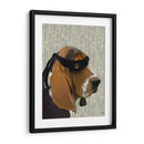 Ninja Basset Hound Dog - Fab Funky | Cuadro decorativo de Canvas Lab