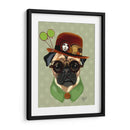 Pug Con Steampunk Bowler Hat - Fab Funky | Cuadro decorativo de Canvas Lab