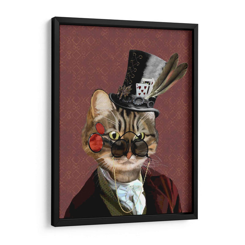 Phileas Feline Steampunk Gato - Fab Funky | Cuadro decorativo de Canvas Lab