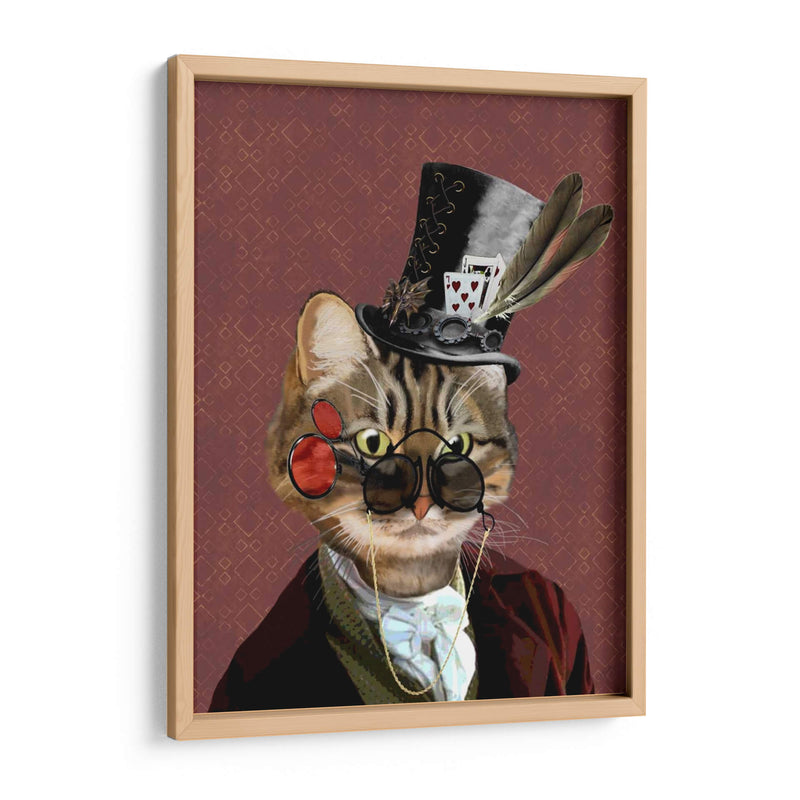 Phileas Feline Steampunk Gato - Fab Funky | Cuadro decorativo de Canvas Lab