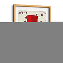 Dachshund Con Sombrero De Copa Rojo - Fab Funky | Cuadro decorativo de Canvas Lab