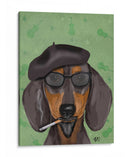 Hipster Dachshund - Fab Funky | Cuadro decorativo de Canvas Lab