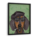Hipster Dachshund - Fab Funky | Cuadro decorativo de Canvas Lab