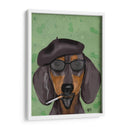 Hipster Dachshund - Fab Funky | Cuadro decorativo de Canvas Lab