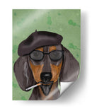 Hipster Dachshund - Fab Funky | Cuadro decorativo de Canvas Lab