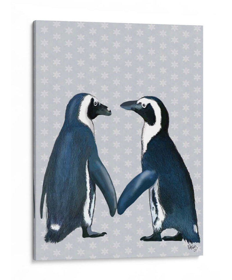 Pingüinos En El Amor - Fab Funky | Cuadro decorativo de Canvas Lab