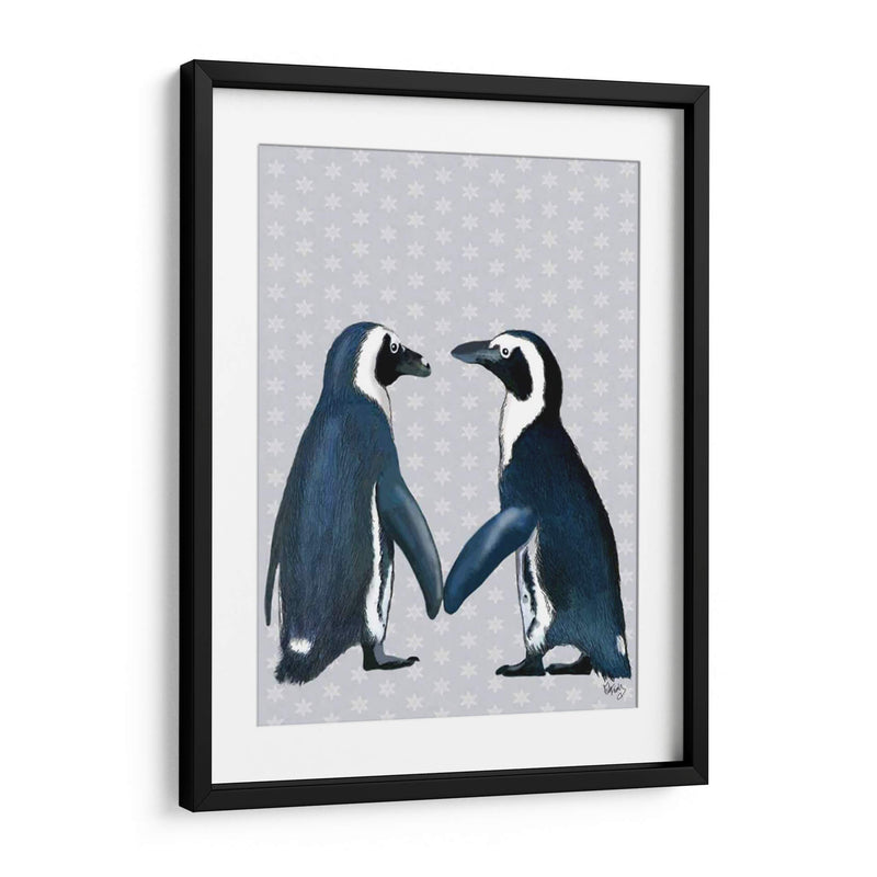 Pingüinos En El Amor - Fab Funky | Cuadro decorativo de Canvas Lab