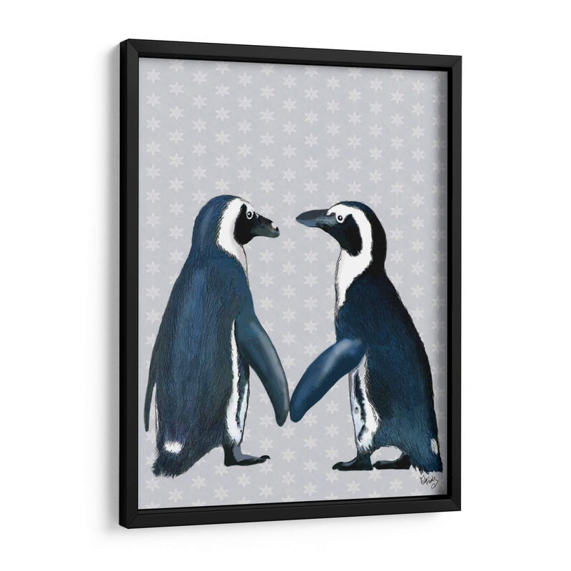 Pingüinos En El Amor - Fab Funky | Cuadro decorativo de Canvas Lab