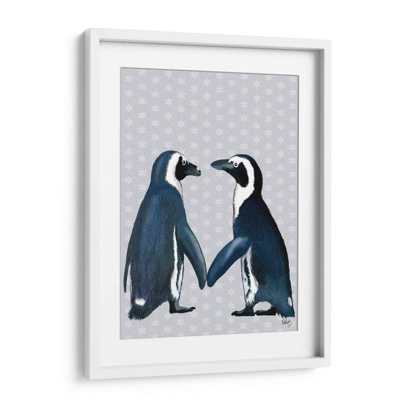 Pingüinos En El Amor - Fab Funky | Cuadro decorativo de Canvas Lab