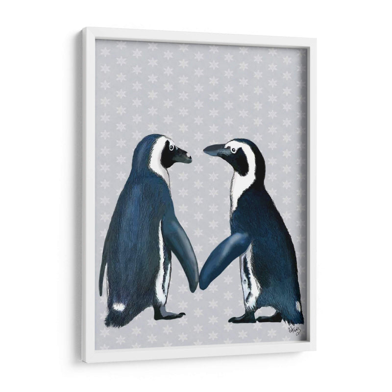 Pingüinos En El Amor - Fab Funky | Cuadro decorativo de Canvas Lab