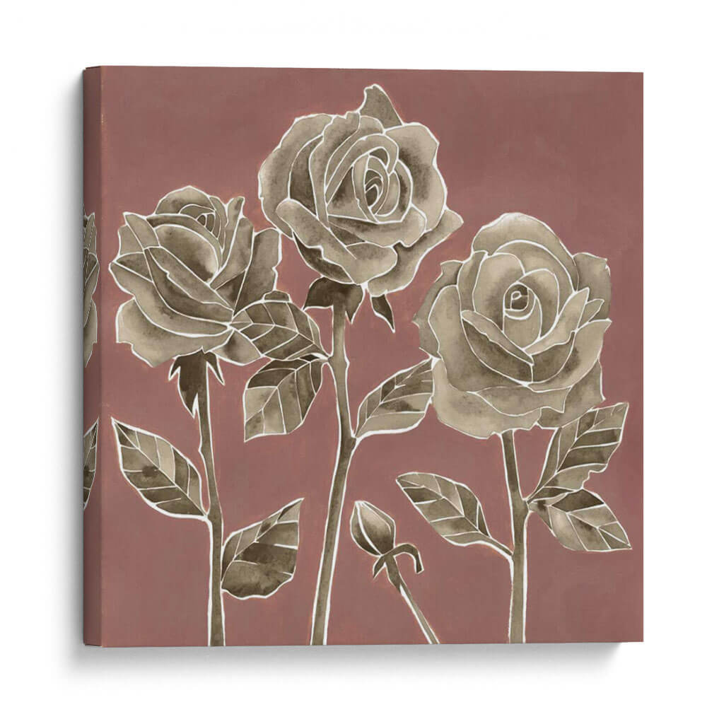 Marsala Roses Ii - Grace Popp | Cuadro decorativo de Canvas Lab