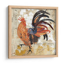 Rooster Flair Iii - Evelia Designs | Cuadro decorativo de Canvas Lab