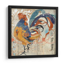 Rooster Flair Iv - Evelia Designs | Cuadro decorativo de Canvas Lab