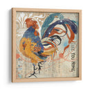 Rooster Flair Iv - Evelia Designs | Cuadro decorativo de Canvas Lab
