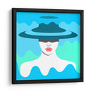 Fashion blue ripple | Cuadro decorativo de Canvas Lab