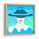 Fashion blue ripple | Cuadro decorativo de Canvas Lab