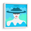 Fashion blue ripple | Cuadro decorativo de Canvas Lab