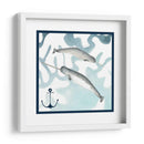 Composición De Ballenas Ii - Megan Meagher | Cuadro decorativo de Canvas Lab