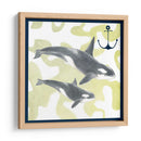 Composición De Ballenas Iii - Megan Meagher | Cuadro decorativo de Canvas Lab