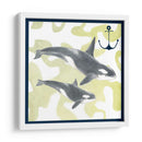 Composición De Ballenas Iii - Megan Meagher | Cuadro decorativo de Canvas Lab