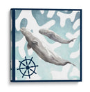 Composición De Ballenas Iv - Megan Meagher | Cuadro decorativo de Canvas Lab