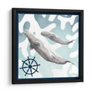 Composición De Ballenas Iv - Megan Meagher | Cuadro decorativo de Canvas Lab