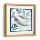 Composición De Ballenas Iv - Megan Meagher | Cuadro decorativo de Canvas Lab