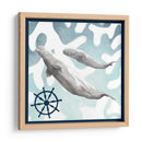 Composición De Ballenas Iv - Megan Meagher | Cuadro decorativo de Canvas Lab