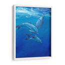 Bajo Los Delfines Marinos - Tim OToole | Cuadro decorativo de Canvas Lab