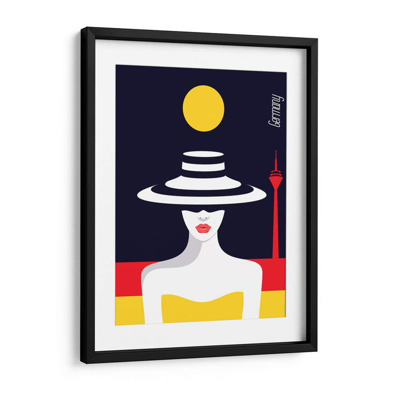 German woman | Cuadro decorativo de Canvas Lab