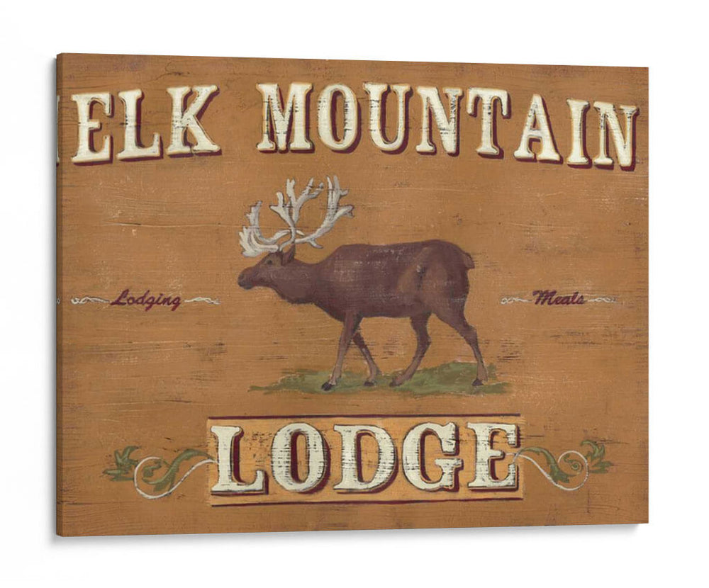 Lodge Sign Iii - June Erica Vess | Cuadro decorativo de Canvas Lab