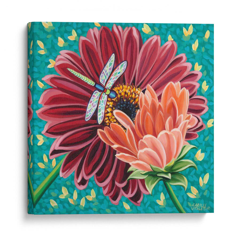 Libélula En Blooms Ii - Carolee Vitaletti | Cuadro decorativo de Canvas Lab