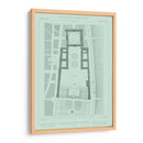 Plan De Jardín De Menta Y Pizarra I - Vision Studio | Cuadro decorativo de Canvas Lab