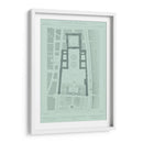 Plan De Jardín De Menta Y Pizarra I - Vision Studio | Cuadro decorativo de Canvas Lab