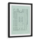 Plan De Jardín De Menta Y Pizarra Ii - Vision Studio | Cuadro decorativo de Canvas Lab