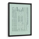 Plan De Jardín De Menta Y Pizarra Ii - Vision Studio | Cuadro decorativo de Canvas Lab