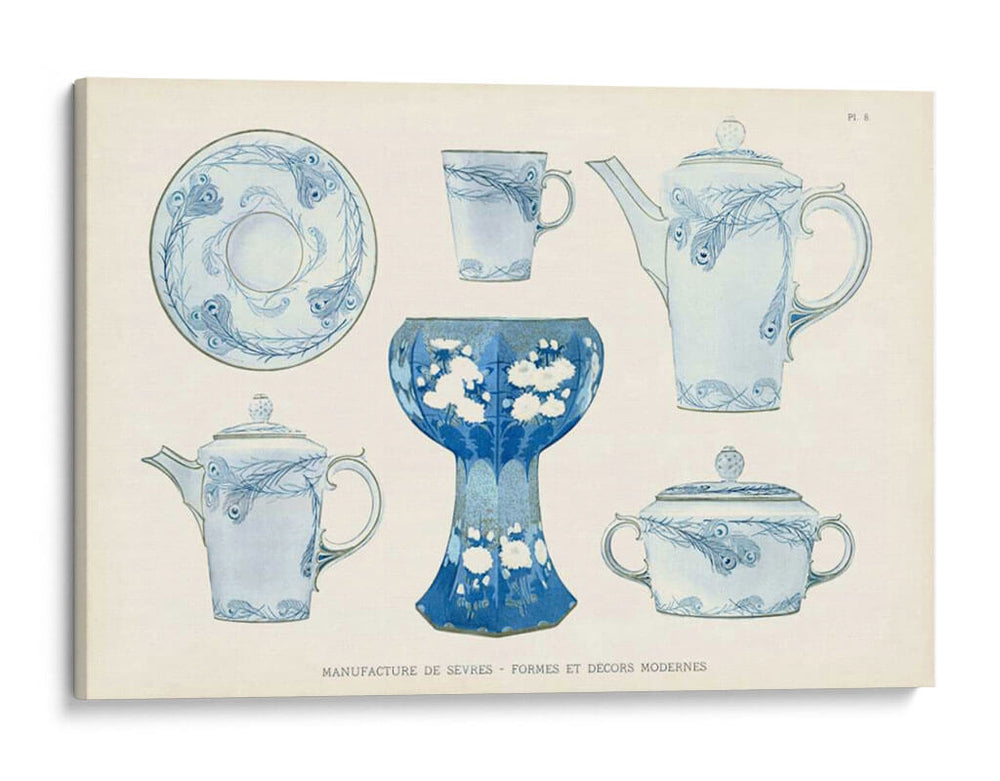 Colección De Porcelana De Sevres Iv - Vision Studio | Cuadro decorativo de Canvas Lab