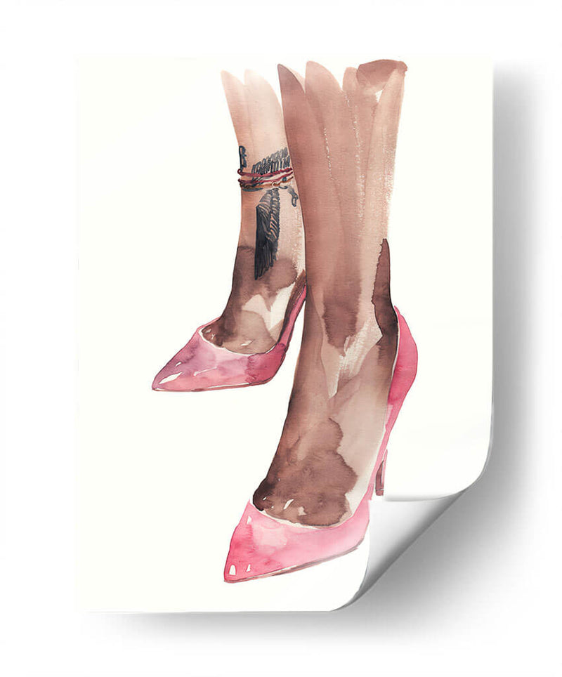 Heels and tattoo | Cuadro decorativo de Canvas Lab