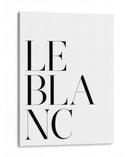 Le Blanc | Cuadro decorativo de Canvas Lab
