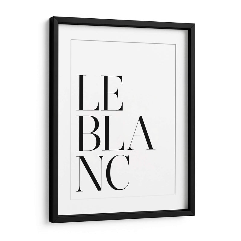 Le Blanc | Cuadro decorativo de Canvas Lab