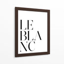 Le Blanc | Cuadro decorativo de Canvas Lab