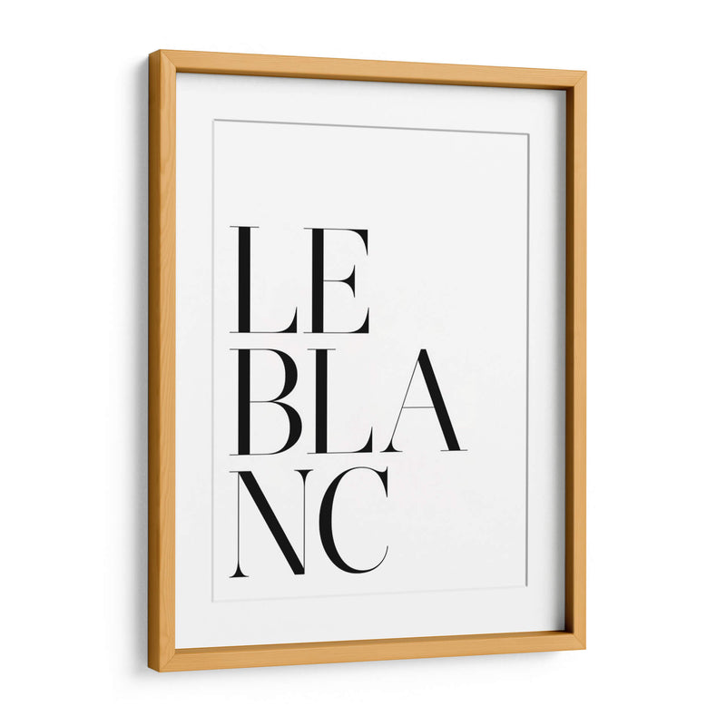 Le Blanc | Cuadro decorativo de Canvas Lab