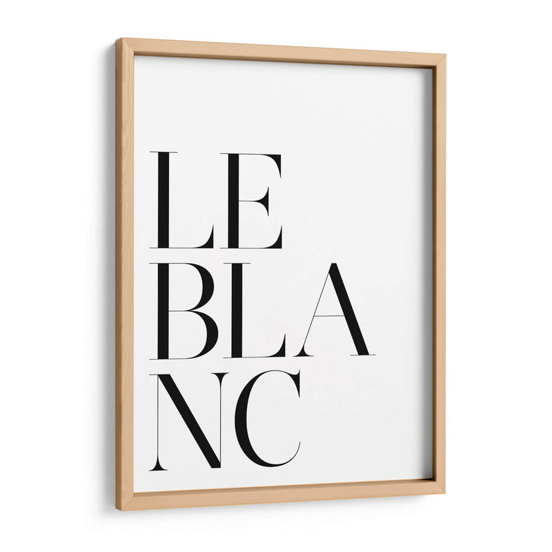 Le Blanc | Cuadro decorativo de Canvas Lab