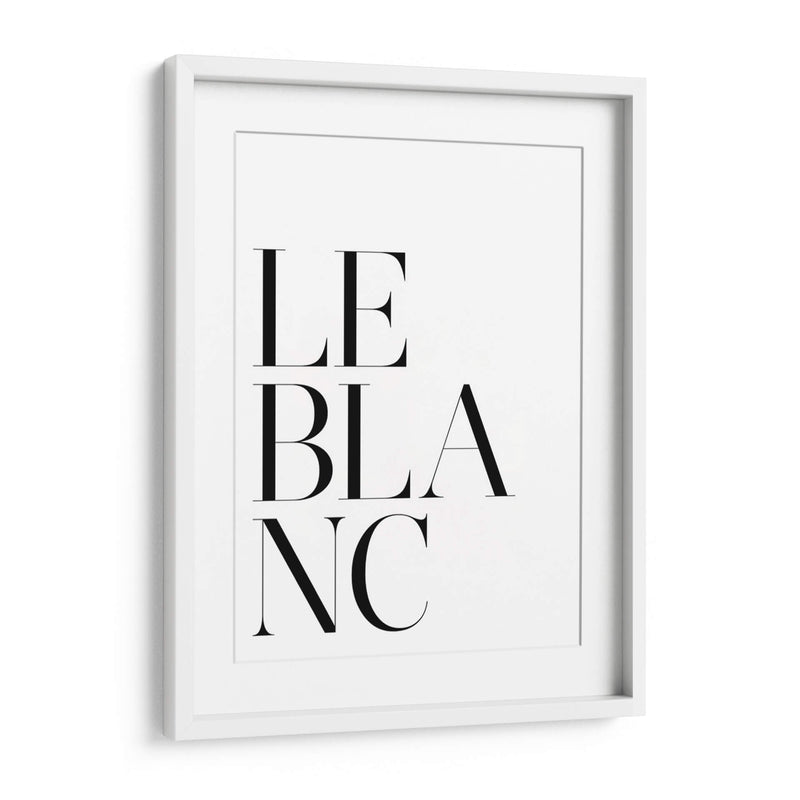 Le Blanc | Cuadro decorativo de Canvas Lab
