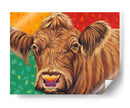 Colorido País Vacas Ii - Carolee Vitaletti | Cuadro decorativo de Canvas Lab
