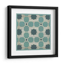 Verdigris Jardín Azulejo I - June Erica Vess | Cuadro decorativo de Canvas Lab